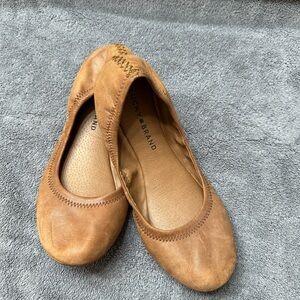 Lucky Brand Women's Brown Leather Flats